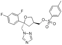 化合物((3S,5R)-5-((1H-1,2,4-TRIAZOL-1-YL)METHYL)-5-(2,4-DIFLUOR