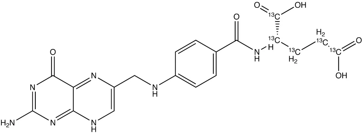 叶酸-( 谷氨酸 - 13 C 5 )