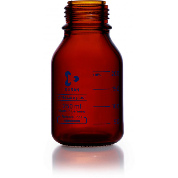 棕色耐压试剂瓶 1L 不含盖 GL45盖 原Schott/肖特