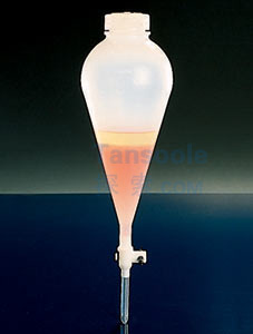 [LPE] 分液漏斗，PP，Teflon*TFE活塞和外壳，250ml - Nalgene/耐洁