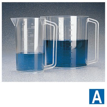 LPE 带手柄的刻度烧杯 PMP 3000ml - Nalgene/耐洁
