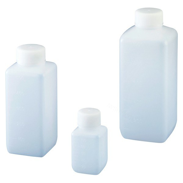 J瓶(方形细口白色) 己灭菌 100ml【NIKKO】 - AS-ONE/亚速旺