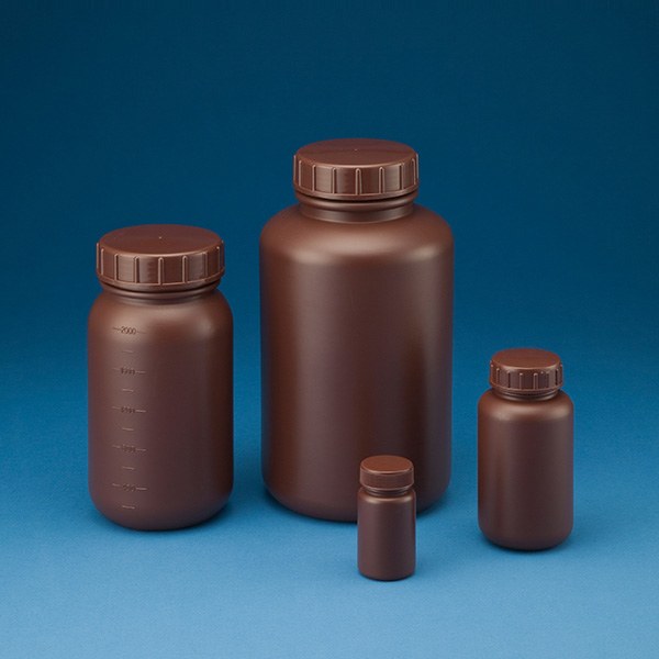 PE制标准规格瓶（圆柱形&middot;遮光） 广口 100mL（替代货号：02108064）