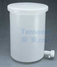 BPD 耐用型 LLDPE 圆筒形罐，带龙头，208L - Nalgene/耐洁