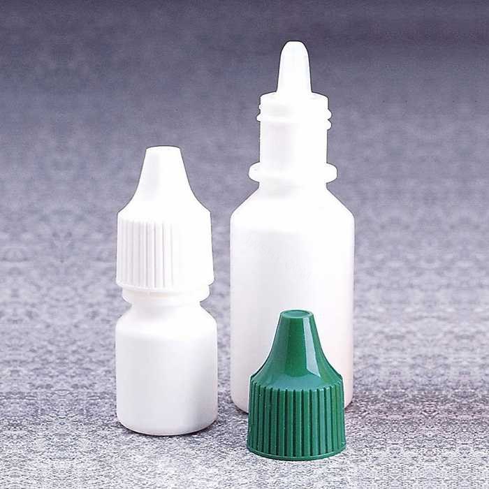 LPE 滴瓶，白色LDPE瓶，白色PP盖，LDPE控制分配头，8ml