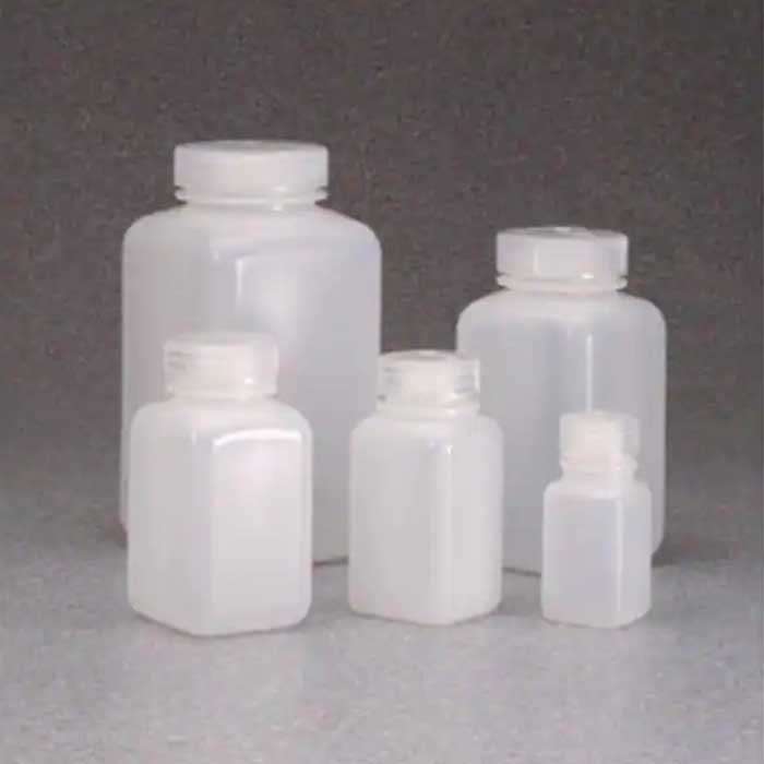 LPE 广口方形瓶 HDPE PP螺旋盖 自然色 60ml