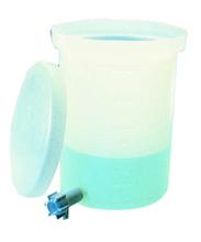 BPD 轻质圆筒罐，LLDPE，带盖和龙头，208L - Nalgene/耐洁