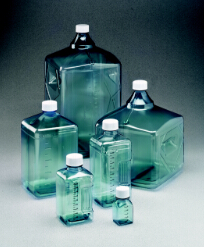 BPD 无菌生物存储容器 细口大瓶 淡蓝色PC 硅胶压线PP瓶盖 5L 带手柄 - Nalgene/耐洁