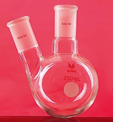 斜二口厚壁烧瓶 1000ml 24/40 /24/40 - 联华