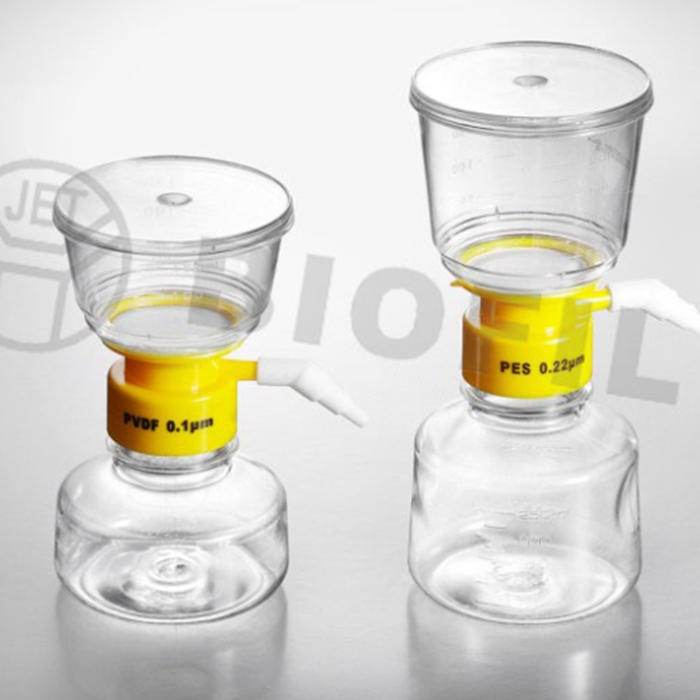 一次性真空式过滤器 0.22um 1000mL,PES 聚醚砜膜,滤膜直径91mm,灭菌 爆款 - JET/洁特