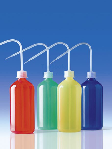洗瓶，彩色，PE-LD，红色, 500 ml