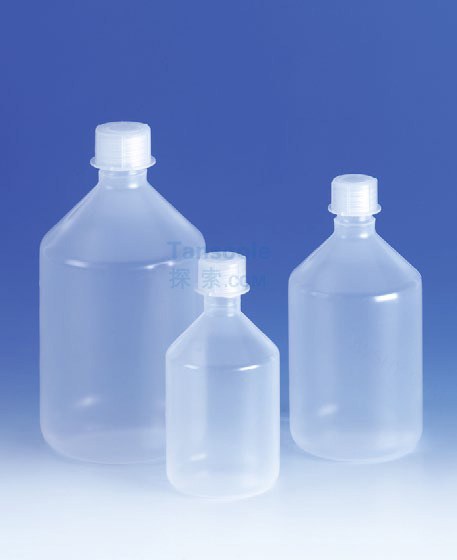 试剂瓶，窄口，PP，螺旋盖, PP, 100 ml