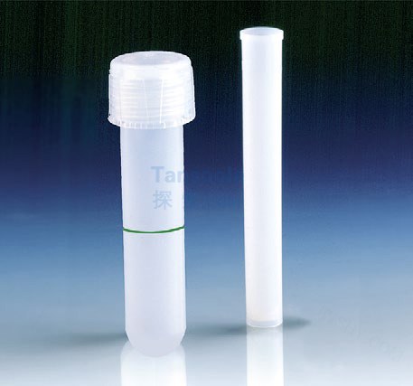 样品瓶，PFA，螺旋盖, PFA, 15 ml, 圆形刻度线在 10 ml处