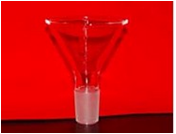 加料具塞三角漏斗 厚壁 上部直径 6cm 19# - 联华