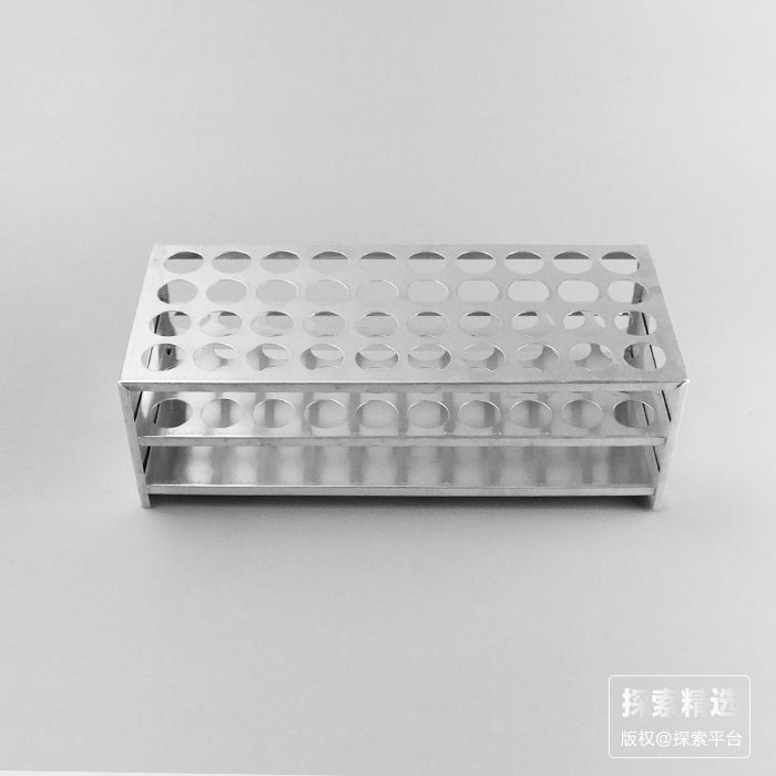 铝试管架 &phi;孔径&times;孔数 &phi;20.5mm&times;40孔 高度8cm