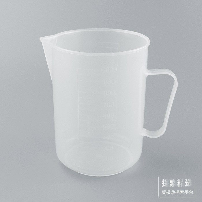 塑料量杯 带柄 1000ml 上直径&times;下直径&times;高：121&times;102.5&times;1…