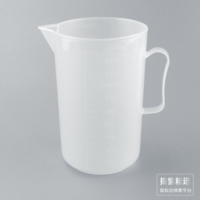 塑料量杯 带柄 2000ml 上直径&times;下直径&times;高：151.5&times;116&times;2…