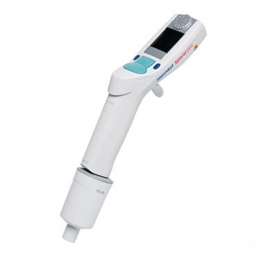 Eppendorf Xplorer plus电动移液器, 单道,0.5-10mL, 多功能操作摇杆蓝绿色, 适配10mL…