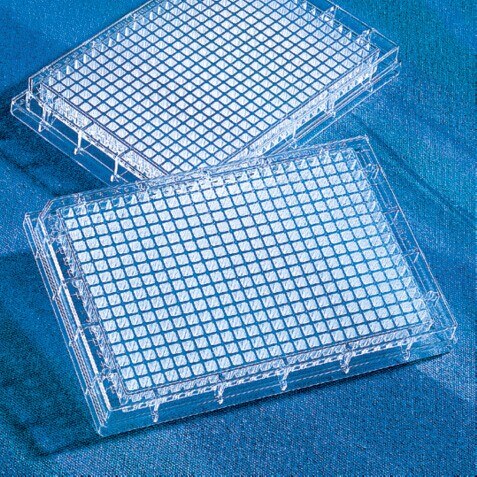 Corning 384孔透明平底聚苯乙烯微孔板，高结合力，25个/袋，不带盖，非灭菌 - Corning/康宁