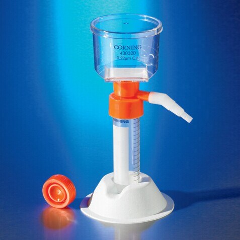 Corning 50 mL管顶真空过滤器系统，0.22 &micro;m孔径，13.6cm&sup2; CA滤膜，无菌，…