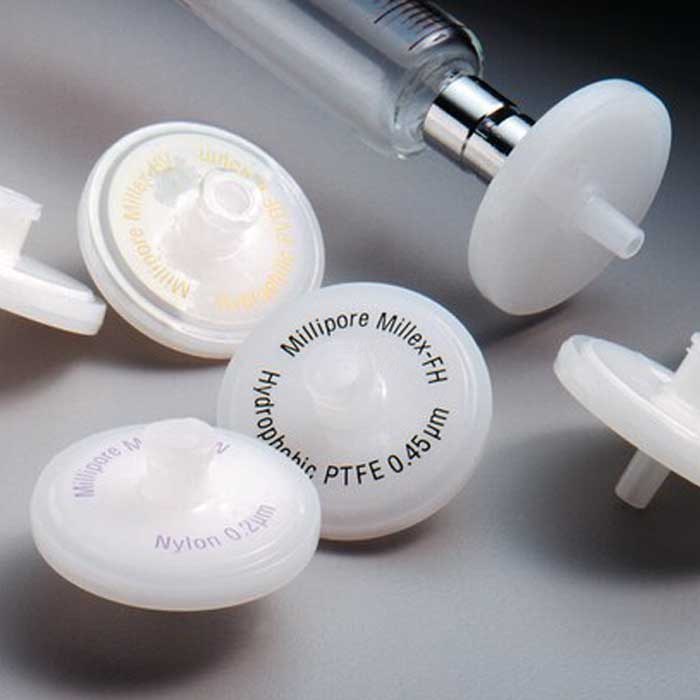 Millex-FG 过滤器 0.20um 疏水性PTFE 25mm 自然色 非无菌 - Millipore/密理博