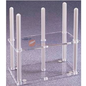 LPE 细菌培养皿架，PC框架，白色PC柱，206×102×203mm - Nalgene/耐洁