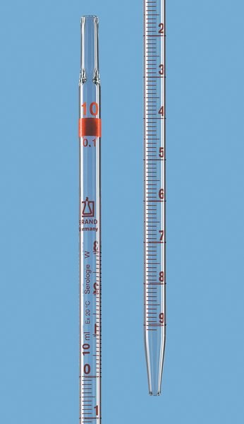 刻度移液管 血清学 Ex校正 5:0.1ml 纳钙玻璃