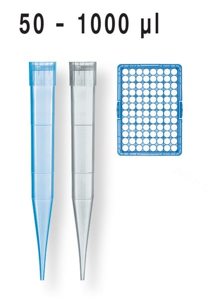 预装移液器吸头, TipBox吸头盒, 50-1000μl, 未灭菌, PP材质, 符合IVD标准