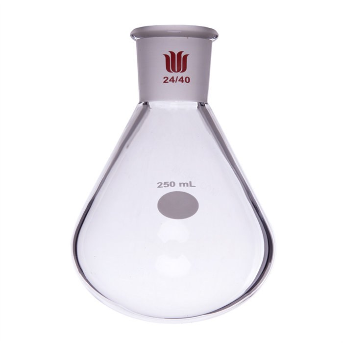 茄形烧瓶 无底座 24# 250ml - 欣维尔