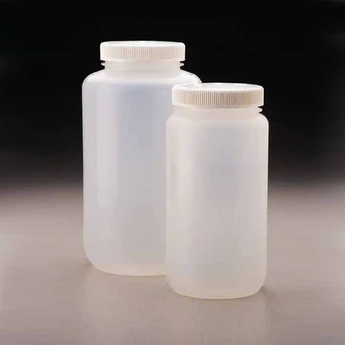 LPE 大容量广口瓶 PPCO 白色PP螺旋盖 自然色 4L