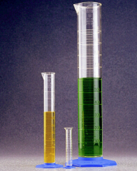 LPE 标有刻度的量筒，PP，蓝色PP底座，10ml - Nalgene/耐洁