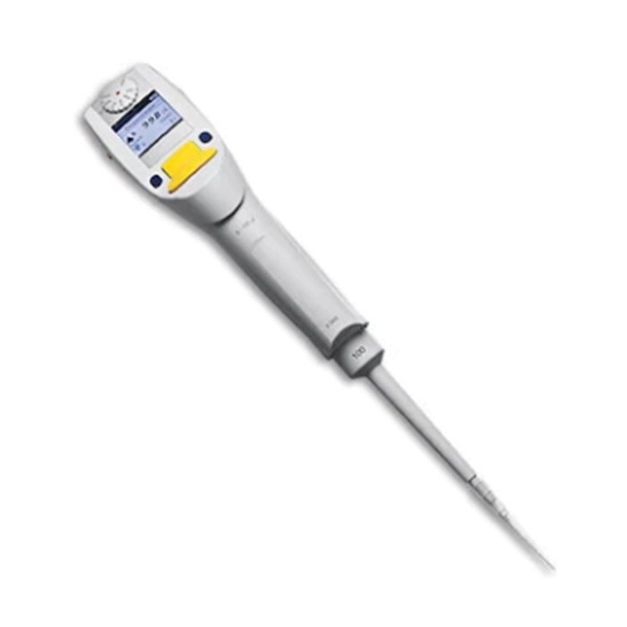 Eppendorf Xplorer电动移液器, 单道,5-100ul, 多功能操作摇杆黄色, 适配200ul 移液吸头