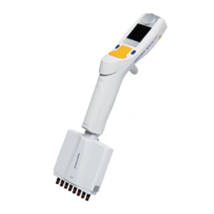 Eppendorf Xplorer电动移液器, 8道,15-300ul, 多功能操作摇杆桔黄色, 适配300ul 移液吸…