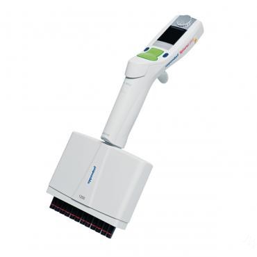 Eppendorf Xplorer plus电动移液器, 12道,50-1200ul, 多功能操作摇杆绿色, 适配125