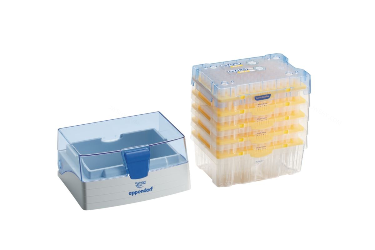 epTIPS Box 精致盒装 500-2500μl, 48个吸头, 吸头盒可重复利用
