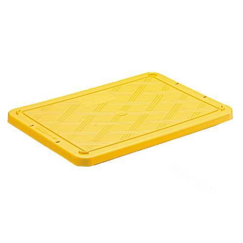 塑料箱（&alpha;NS型） 盖子（黄色） 外形尺寸（mm）：400&times;273&times;21
