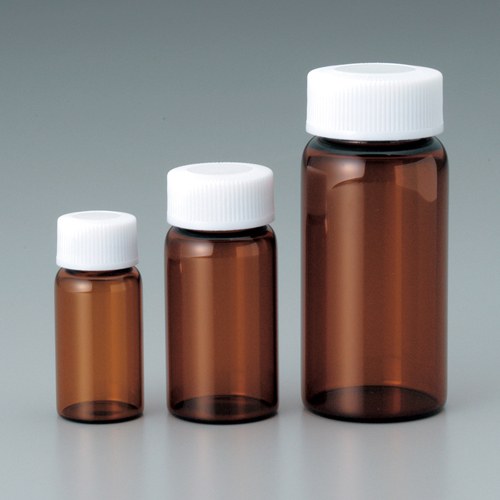 螺口瓶 褐色 9ml 口内径×瓶体直径×高（mm）：φ10×φ21×45 - AS-ONE/亚速旺