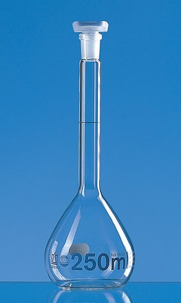 容量瓶 BLAUBRAND A级 100ml Boro 3.3 NS 14/23 PP瓶塞 - Brand/普兰德