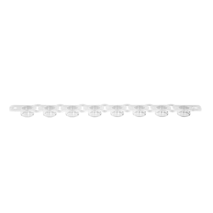 Axygen PCR 1 x 8联排管平盖，适配0.2 mL PCR联排管，超透明，非灭菌