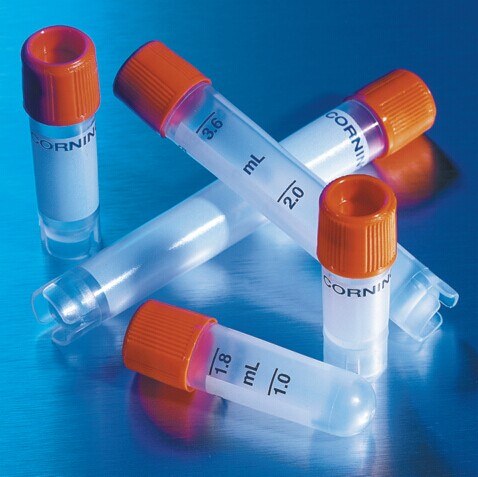 Corning 2 mL 外旋聚丙烯冻存管，自立式，圆底