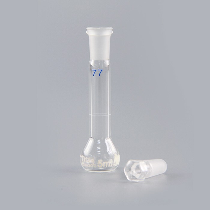 容量瓶（A级）10# 5mL 允差：&plusmn;0.020mL 透明 特优级 包过检 不含证书