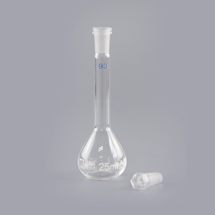 容量瓶（A级）10# 25mL 允差：&plusmn;0.03mL 透明 特优级 包过检 不含证书