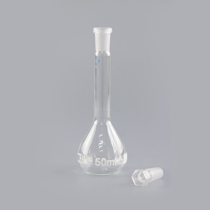 容量瓶（A级）12# 50mL 允差：&plusmn;0.05mL 透明 特优级 包过检 不含证书