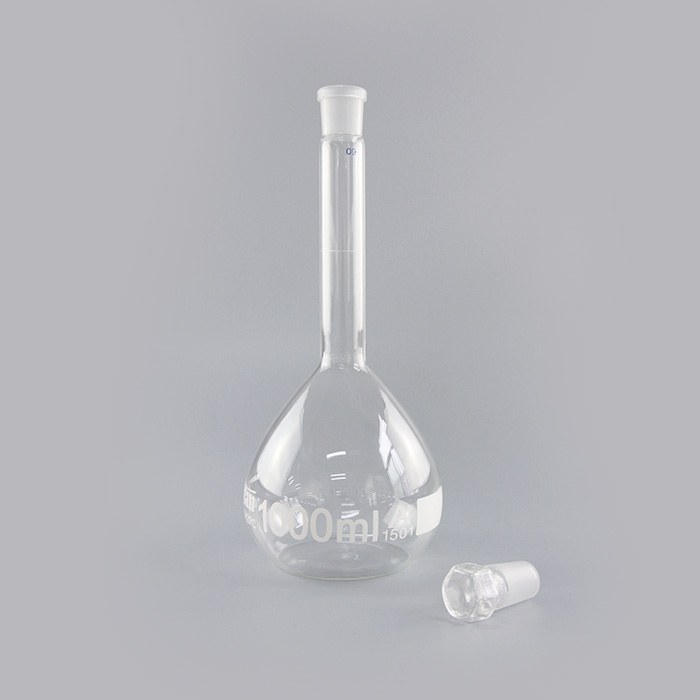 容量瓶（A级）24# 1000mL 允差：&plusmn;0.40mL 透明 特优级 包过检 不含证书