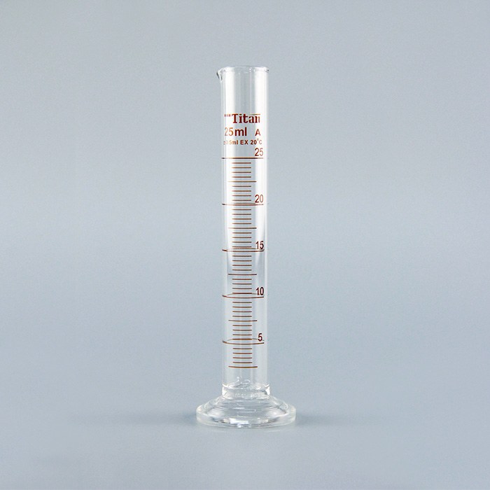 量筒（A级）25mL EX量出式 分度值：0.5mL