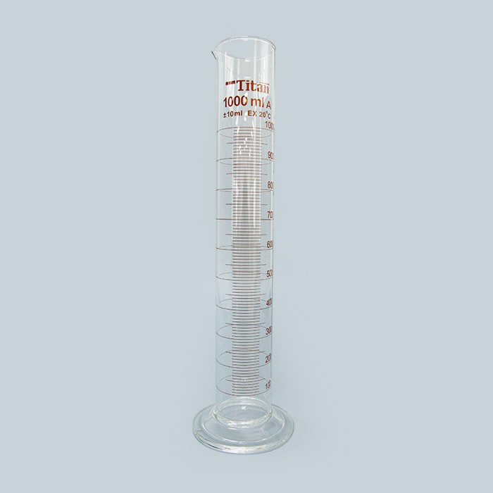 量筒（A级）1000mL EX量出式 分度值：10mL