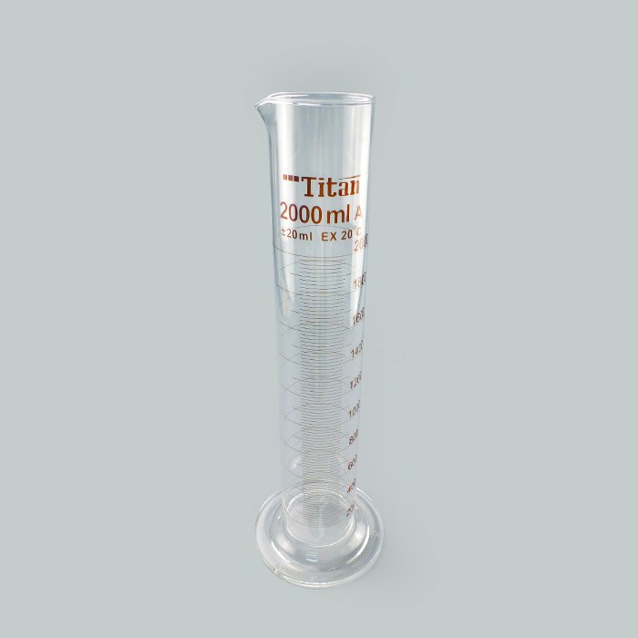 量筒（A级）2000mL EX量出式 分度值：20mL