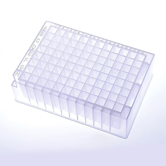 2.2mL 96孔深孔板，透明，96方形孔，V形底 - ACESUN艾斯琳