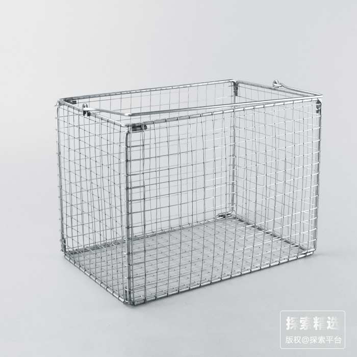 304不锈钢筐篮 方形 长&times;宽&times;高 240&times;160&times;180mm