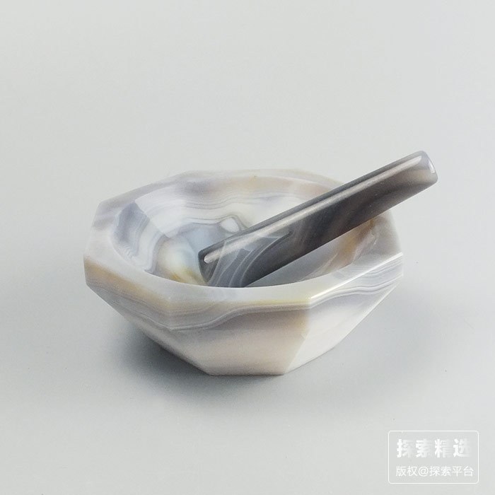A级玛瑙研钵（带研棒） 内径&times;外径&times;高：140&times;160&times;60mm
